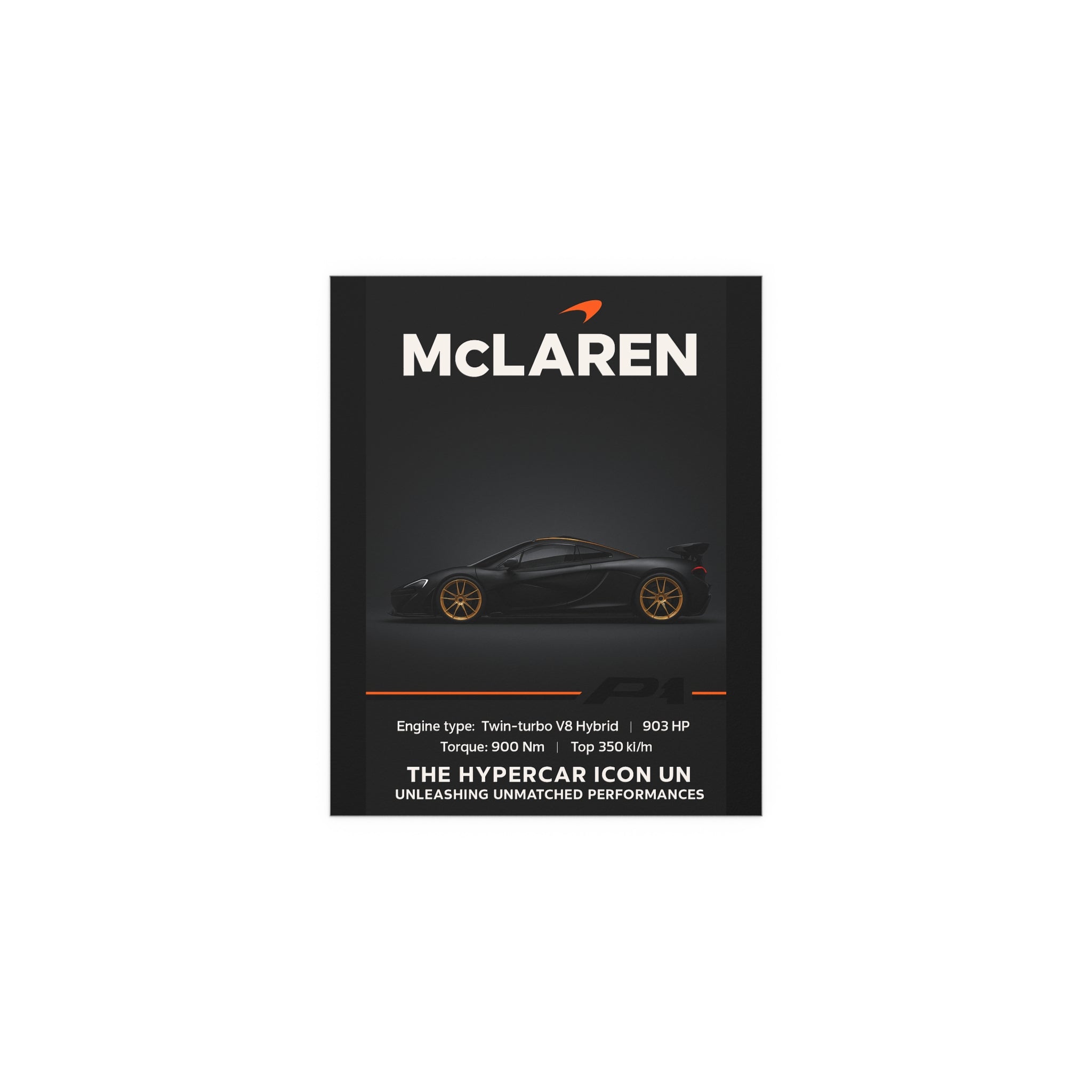 SS McLaren P1 Poster