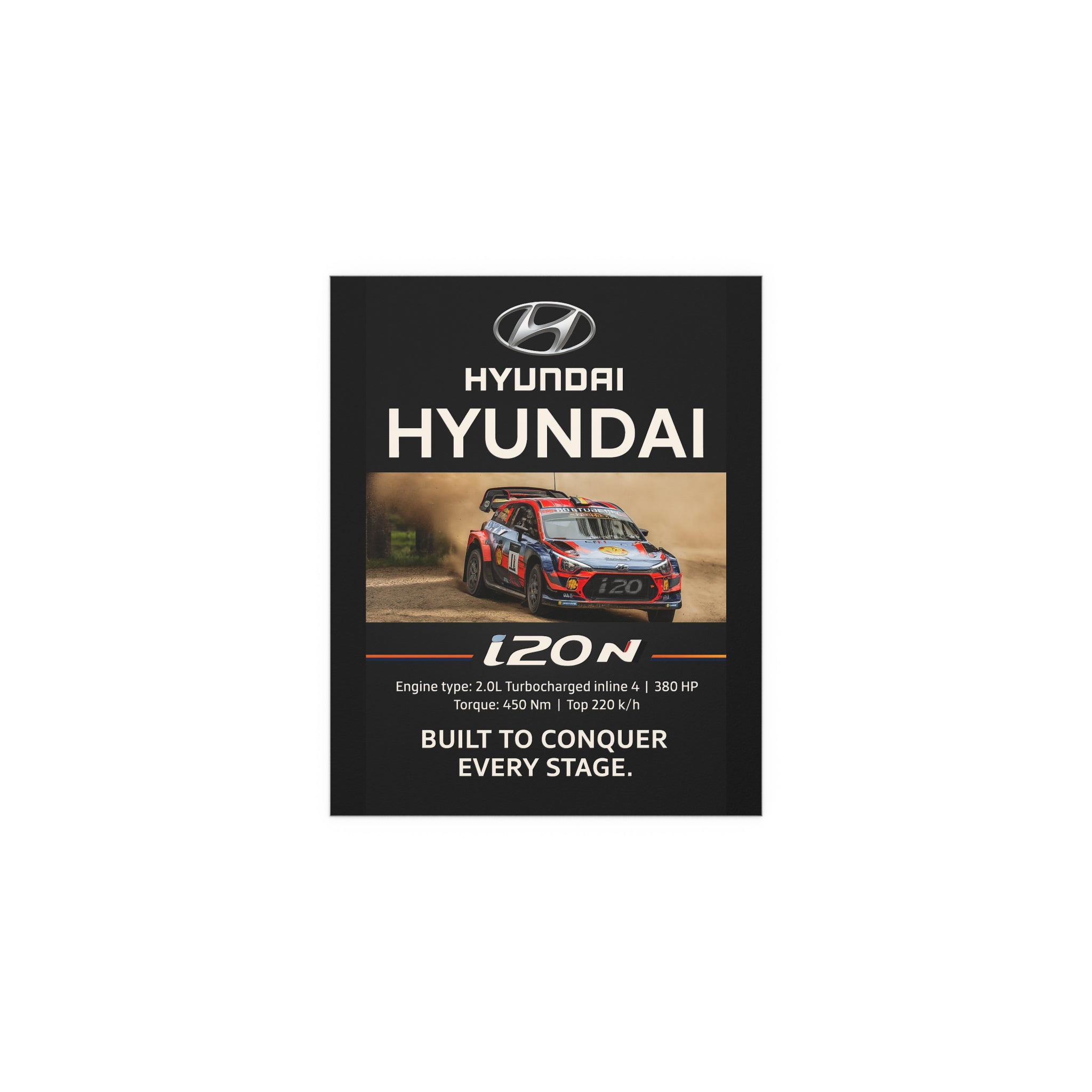 SS Hyundai i20n Poster