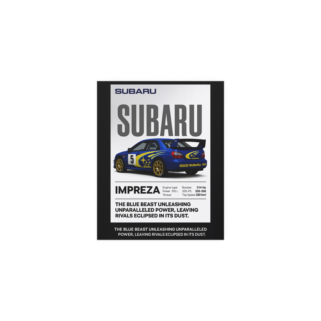 SS Subaru Impreza Poster